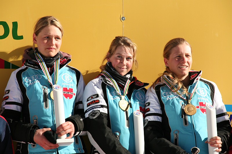 Carolin Hennecke, Juliane Döll und Franziska Hildebrand