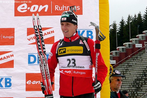 Fritz Pinter beim Weltcup in Oslo