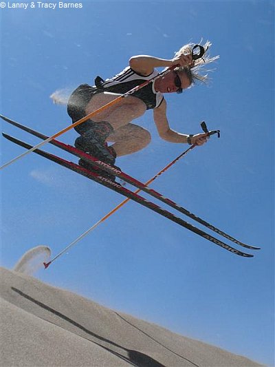 Skifahren auf Sand