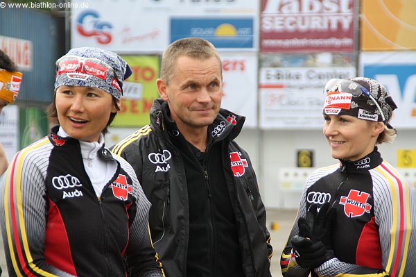 Martina Beck beim Entega-Team Biathlon