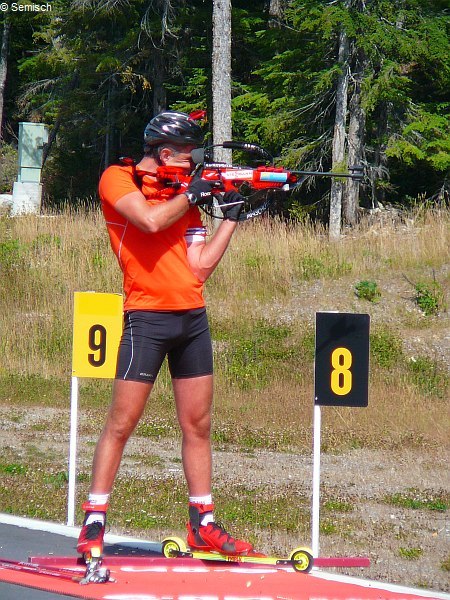 Tomasz Sikora beim Training in Whistler