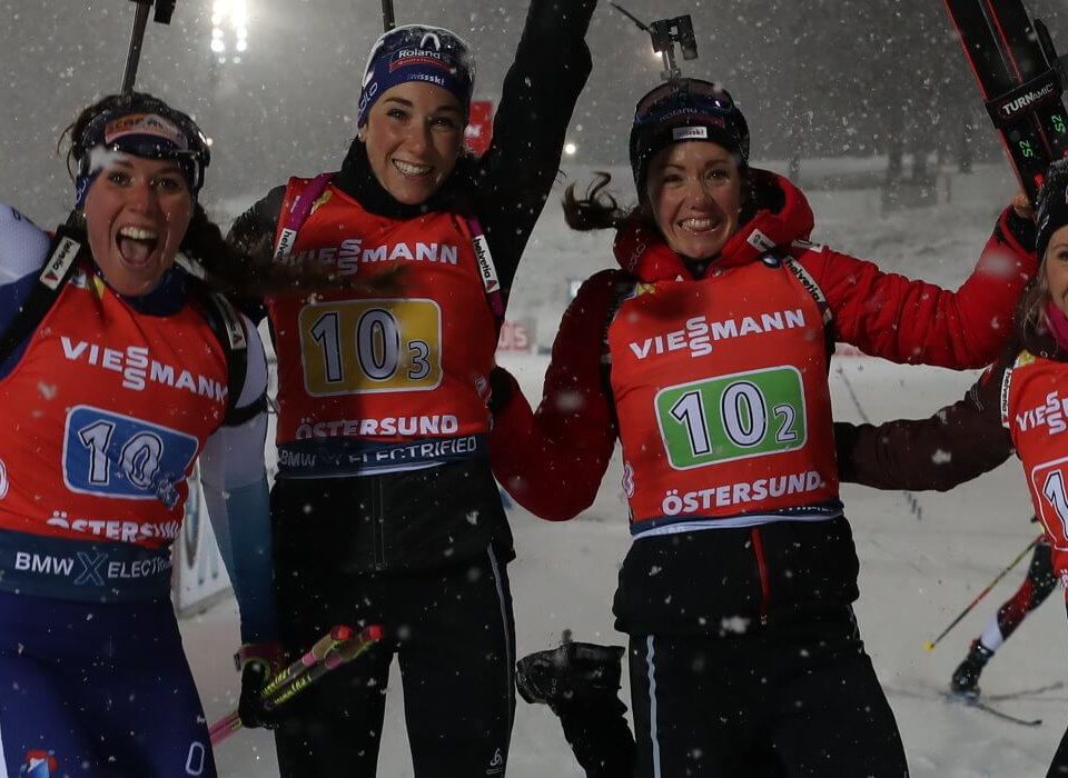 2. Platz Staffel Schweiz in Östersund
